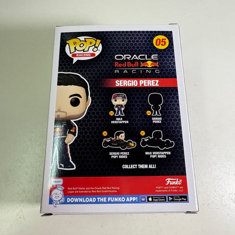 Sergio Perez EXCLUSIVE - Funko Pop RACING 05 Vinyl Figure (11.4 Cm L × 8.9 Cm W × 15.9 Cm H)
