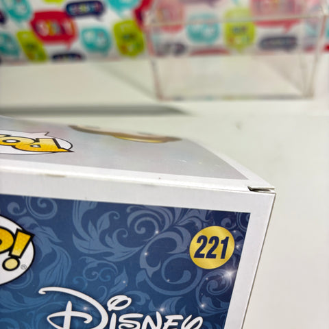 BOX FLAWS VIEW PHOTOS Belle Glitter - Beauty and the Beast Disney Funko Pop 221 Vinyl Figure Exclusive