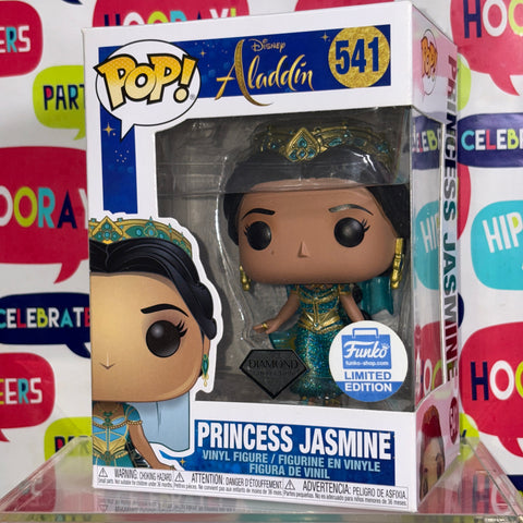 BOX FLAWS VIEW PHOTOS Princess Jasmine (DIAMOND) - Aladdin Disney Funko Pop 541 Vinyl Figure Exclusive