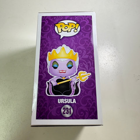 BOX FLAWS VIEW PHOTOS Ursula DIAMOND - The Little Mermaid Disney Funko Pop 231 Vinyl Figure (11.4 Cm L × 8.9 Cm W × 15.9 Cm H)