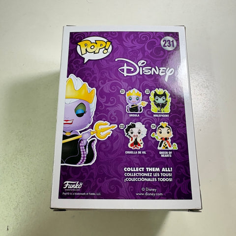BOX FLAWS VIEW PHOTOS Ursula DIAMOND - The Little Mermaid Disney Funko Pop 231 Vinyl Figure (11.4 Cm L × 8.9 Cm W × 15.9 Cm H)