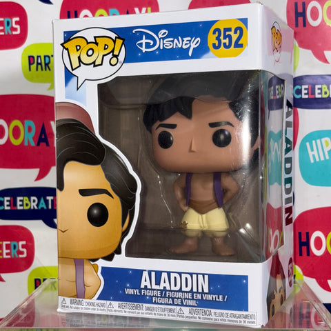 BOX FLAWS VIEW PHOTOS - Aladdin Disney Funko Pop 352 Vinyl Figure