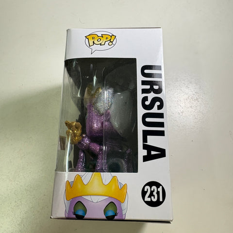 BOX FLAWS VIEW PHOTOS Ursula DIAMOND - The Little Mermaid Disney Funko Pop 231 Vinyl Figure (11.4 Cm L × 8.9 Cm W × 15.9 Cm H)
