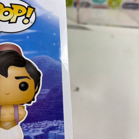 BOX FLAWS VIEW PHOTOS - Aladdin Disney Funko Pop 352 Vinyl Figure