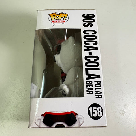 Sunglasses Coca-cola Polar Bear (FLOCKED) - Funko Pop 158 Vinyl Figure (11.4 Cm L × 8.9 Cm W × 15.9 Cm H)