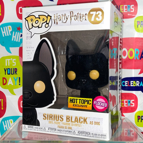 Harry Potter - Sirius Black as Dog (Flocked) Funko Pop 73 Hot Topic Exclusive