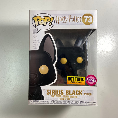 Harry Potter - Sirius Black as Dog (Flocked) Funko Pop 73 Hot Topic Exclusive