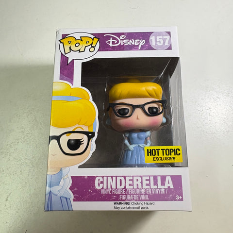 Cinderella NERD - Disney Funko Pop 157 Exclusive Vinyl Figure (11.4 Cm L × 8.9 Cm W × 15.9 Cm H)