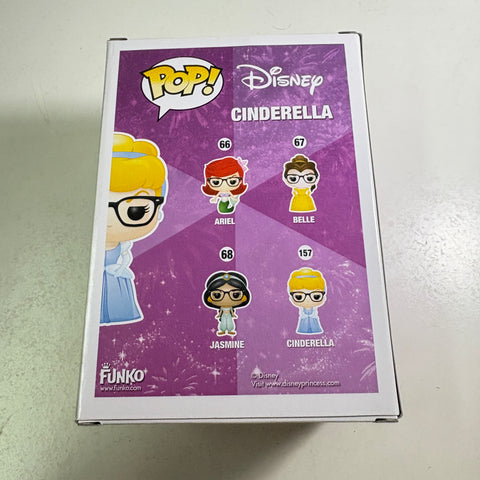 Cinderella NERD - Disney Funko Pop 157 Exclusive Vinyl Figure (11.4 Cm L × 8.9 Cm W × 15.9 Cm H)
