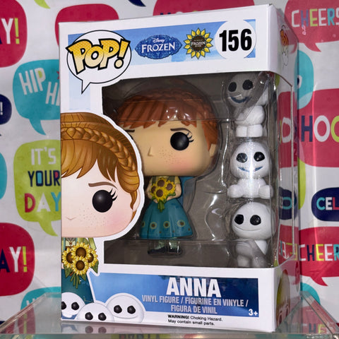 BOX FLAWS VIEW PHOTOS Anna - Frozen Disney Funko Pop 156 Vinyl Figure (11.4 Cm L × 8.9 Cm W × 15.9 Cm H)