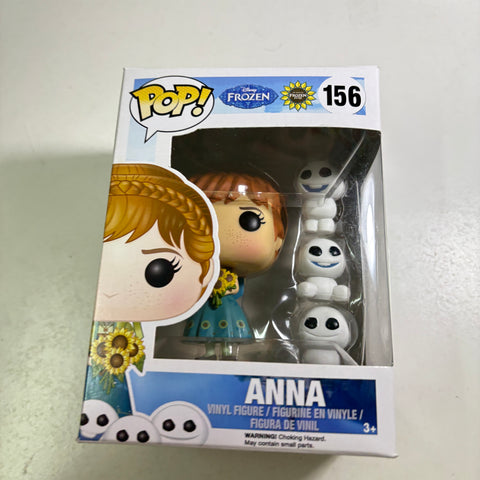 BOX FLAWS VIEW PHOTOS Anna - Frozen Disney Funko Pop 156 Vinyl Figure (11.4 Cm L × 8.9 Cm W × 15.9 Cm H)