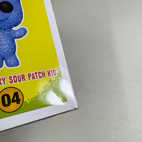 BOX DAMAGE VIEW PHOTOS Blue Raspberry Sour Patch Kid GLOW IN DARK - Funko Pop 04 Vinyl Figure (11.4 Cm L × 8.9 Cm W × 15.9 Cm H)