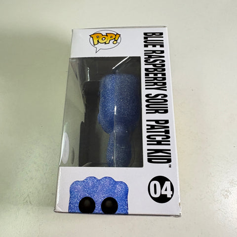 BOX DAMAGE VIEW PHOTOS Blue Raspberry Sour Patch Kid GLOW IN DARK - Funko Pop 04 Vinyl Figure (11.4 Cm L × 8.9 Cm W × 15.9 Cm H)