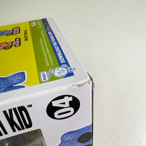 BOX DAMAGE VIEW PHOTOS Blue Raspberry Sour Patch Kid GLOW IN DARK - Funko Pop 04 Vinyl Figure (11.4 Cm L × 8.9 Cm W × 15.9 Cm H)