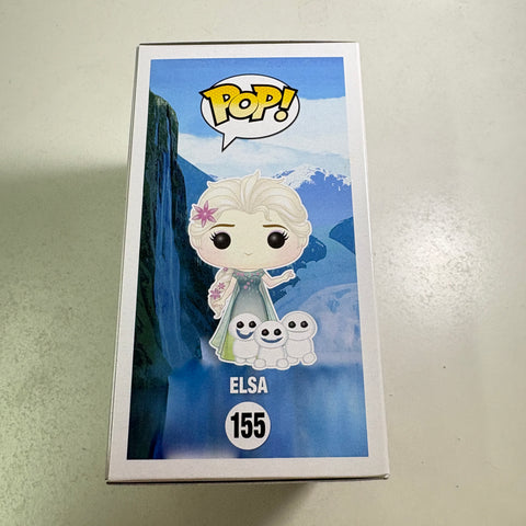 Elsa - Frozen Disney Funko Pop 155 Vinyl Figure (11.4 Cm L × 8.9 Cm W × 15.9 Cm H)