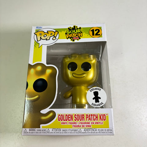 Golden Sour Patch Kid Metallic- Funko Pop 12 Vinyl Figure (11.4 Cm L × 8.9 Cm W × 15.9 Cm H)