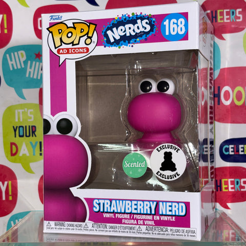 Strawberry Nerd - Funko Pop 168 Vinyl Figure (11.4 Cm L × 8.9 Cm W × 15.9 Cm H)