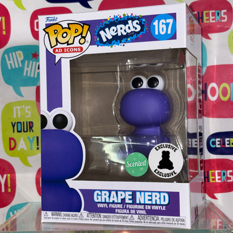 Grape Nerd - Funko Pop 167 Vinyl Figure (11.4 Cm L × 8.9 Cm W × 15.9 Cm H)