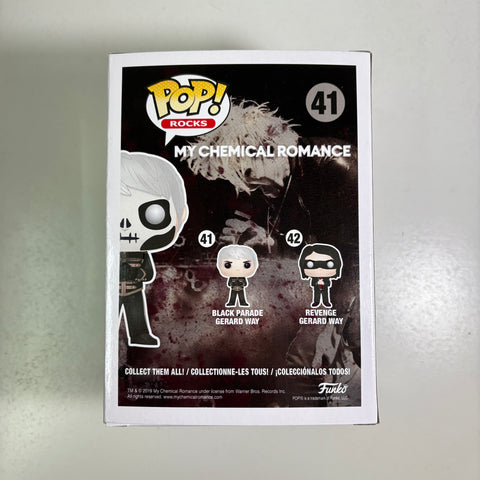 My Chemical Romance - Skeleton Gerard Way Funko Pop 41 Hot Topic Exclusive
