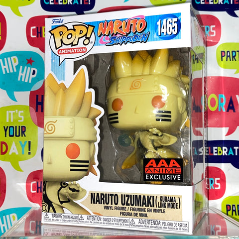 Naruto - Naruto Uzumaki (Kurama Link) Funko Pop 1465 AAA Anime Exclusive