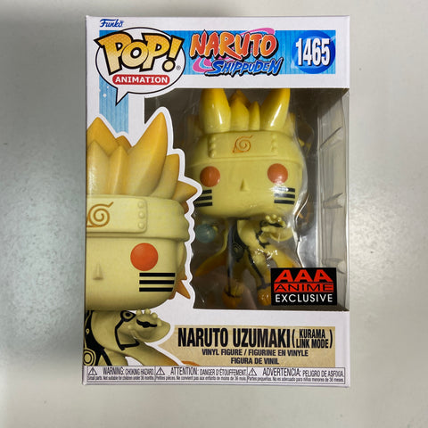Naruto - Naruto Uzumaki (Kurama Link) Funko Pop 1465 AAA Anime Exclusive