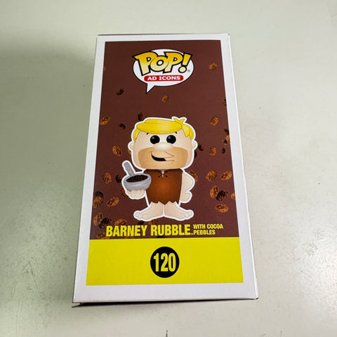 Barney Rubble with Cocoa Pebbles - Funko Pop 120 Vinyl Figure (11.4 Cm L × 8.9 Cm W × 15.9 Cm H)