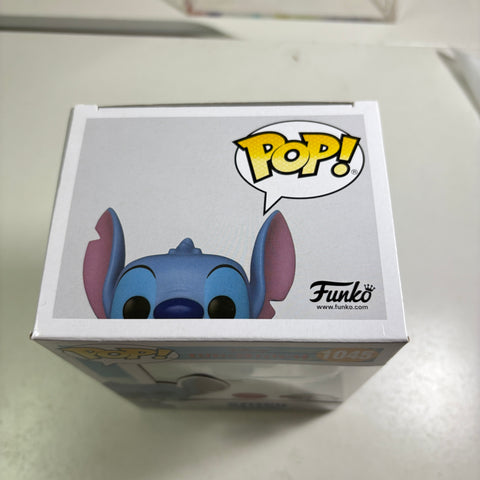 Stitch FLOCKED - Disney Funko Pop 1045 Vinyl Figure EXCLUSIVE