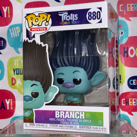Branch - Trolls Disney Funko Pop 880 Vinyl Figure (11.4 Cm L × 8.9 Cm W × 15.9 Cm H)