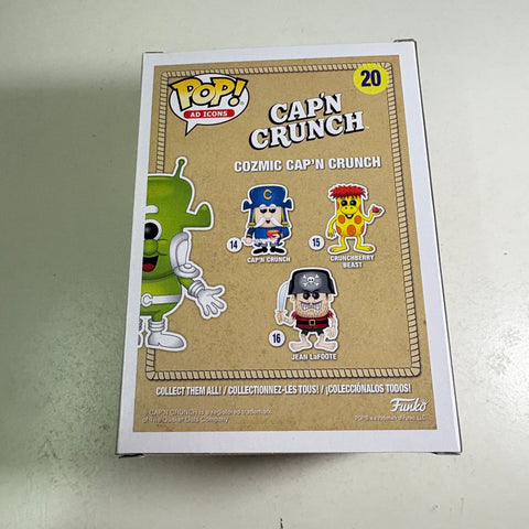 Cozmic Cap'n Crunch - Funko Pop 20 Vinyl Figure (11.4 Cm L × 8.9 Cm W × 15.9 Cm H)