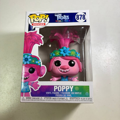Poppy - Trolls Disney Funko Pop 878 Vinyl Figure (11.4 Cm L × 8.9 Cm W × 15.9 Cm H)