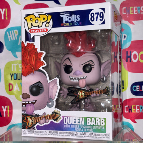 Queen Barb - Trolls Disney Funko Pop 879 Vinyl Figure (11.4 Cm L × 8.9 Cm W × 15.9 Cm H)