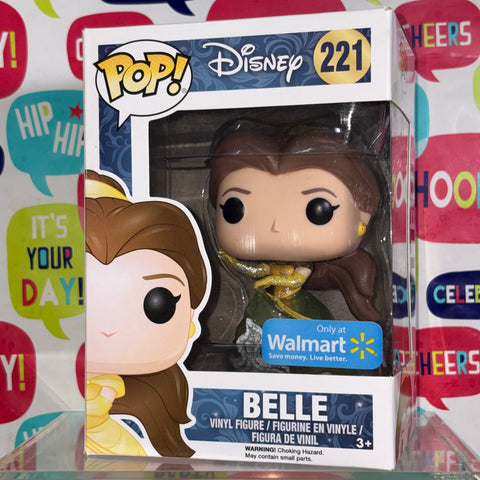 BOX FLAWS VIEW PHOTOS Belle - Beauty and The Beast  Disney Funko Pop 221 Vinyl Figure (11.4 Cm L × 8.9 Cm W × 15.9 Cm H)