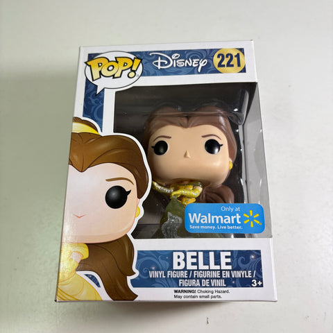 BOX FLAWS VIEW PHOTOS Belle - Beauty and The Beast  Disney Funko Pop 221 Vinyl Figure (11.4 Cm L × 8.9 Cm W × 15.9 Cm H)