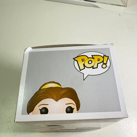 BOX FLAWS VIEW PHOTOS Belle - Beauty and The Beast  Disney Funko Pop 221 Vinyl Figure (11.4 Cm L × 8.9 Cm W × 15.9 Cm H)