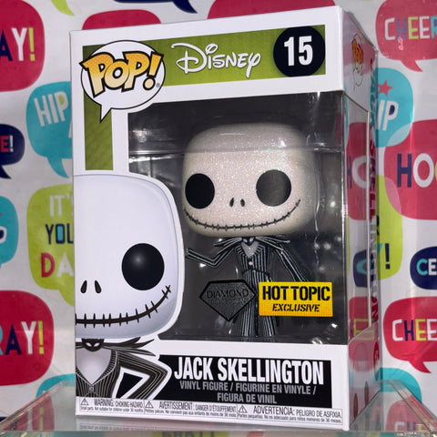 Jack Skellington Diamond - The Nightmare Before Christmas Disney Funko Pop 15 Vinyl Figure EXCLUSIVE (11.4 Cm L × 8.9 Cm W × 15.9 Cm H)