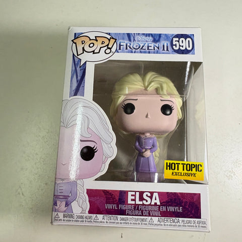 Elsa  - Frozen Disney Funko Pop 590 Vinyl Figure (11.4 Cm L × 8.9 Cm W × 15.9 Cm H)