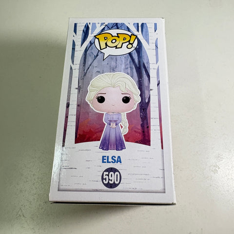Elsa  - Frozen Disney Funko Pop 590 Vinyl Figure (11.4 Cm L × 8.9 Cm W × 15.9 Cm H)