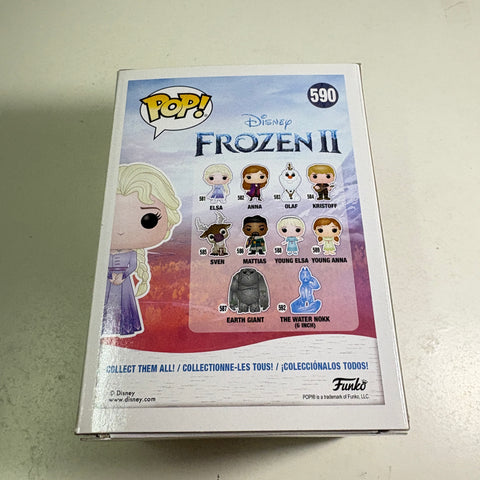 Elsa  - Frozen Disney Funko Pop 590 Vinyl Figure (11.4 Cm L × 8.9 Cm W × 15.9 Cm H)