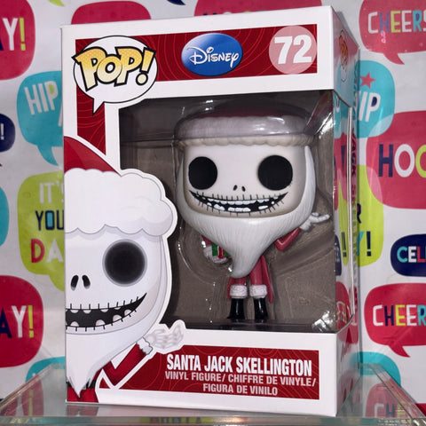 Santa Jack Skellington - The Nightmare Before Christmas Disney Funko Pop 72 Vinyl Figure (11.4 Cm L × 8.9 Cm W × 15.9 Cm H)