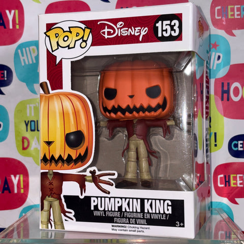 BOX FLAWS VIEW PHOTOS Pumpkin King Jack Skellington - The Nightmare Before Christmas Disney Funko Pop 153 Vinyl Figure (11.4 Cm L × 8.9 Cm W × 15.9 Cm H)
