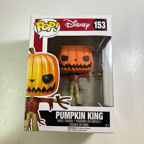 BOX FLAWS VIEW PHOTOS Pumpkin King Jack Skellington - The Nightmare Before Christmas Disney Funko Pop 153 Vinyl Figure (11.4 Cm L × 8.9 Cm W × 15.9 Cm H)