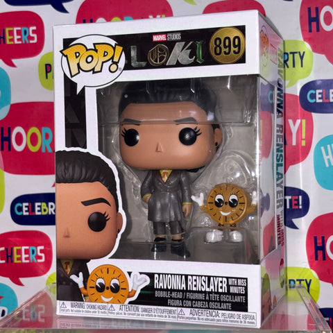 Ravonna Renslayer with Miss Minutes -Loki Marvel Funko Pop 899 Vinyl Figure