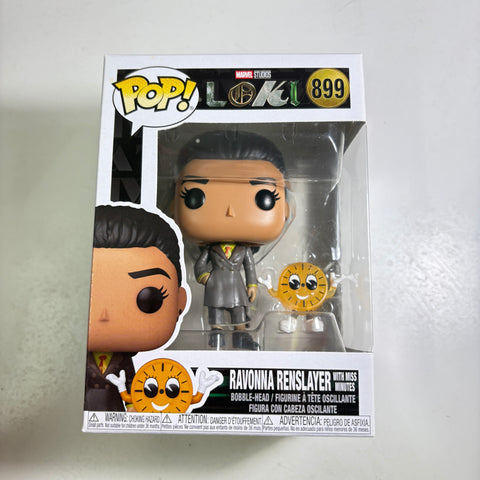 Ravonna Renslayer with Miss Minutes -Loki Marvel Funko Pop 899 Vinyl Figure