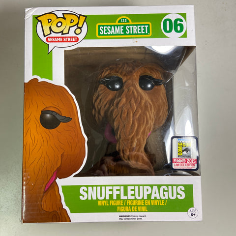 Sesame Street - Snuffleupagus (Flocked) Funko Pop 06 San Diego Comic Con