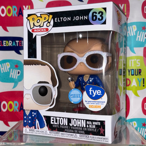 Elton John (Glitter) - Funko Pop 63 FYE Exclusive