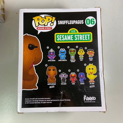 Sesame Street - Snuffleupagus (Flocked) Funko Pop 06 San Diego Comic Con