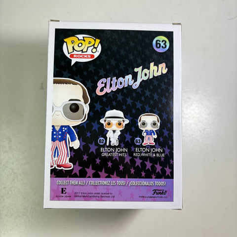 Elton John (Glitter) - Funko Pop 63 FYE Exclusive