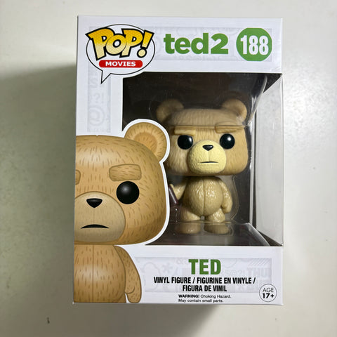 Ted with Bottle Funko Pop 188 Vinyl Figure (11.4 Cm L × 8.9 Cm W × 15.9 Cm H)