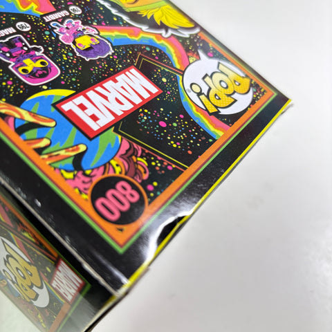 BOX DAMAGE VIEW PHOTOS Rogue - Blacklight X-Marvel Marvel Funko Pop 800