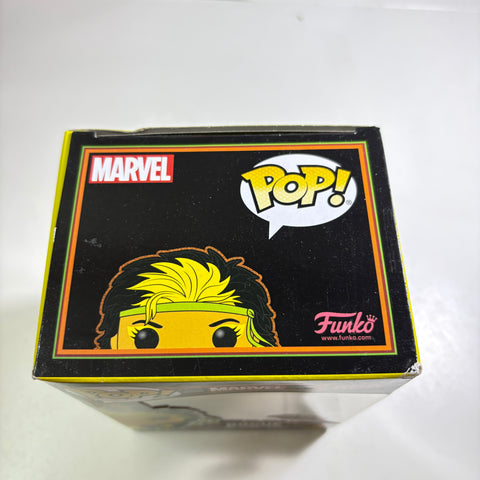 BOX DAMAGE VIEW PHOTOS Rogue - Blacklight X-Marvel Marvel Funko Pop 800